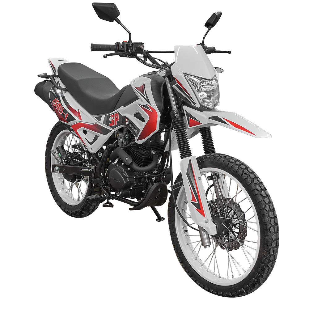 Мотоцикл кросовий Spark SP150D-1 Білий