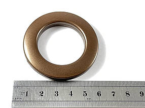 Люверси для штор колір коричневі пластикові матові 35 мм