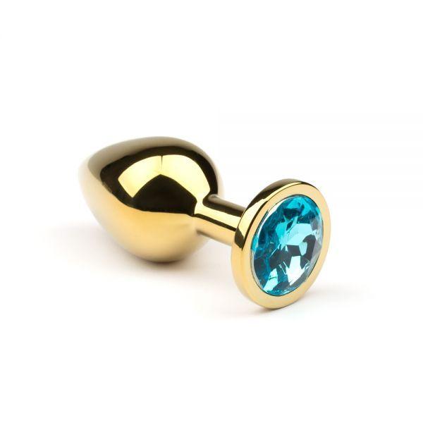 Анальна пробка,Gold Topaz, L | Puls69