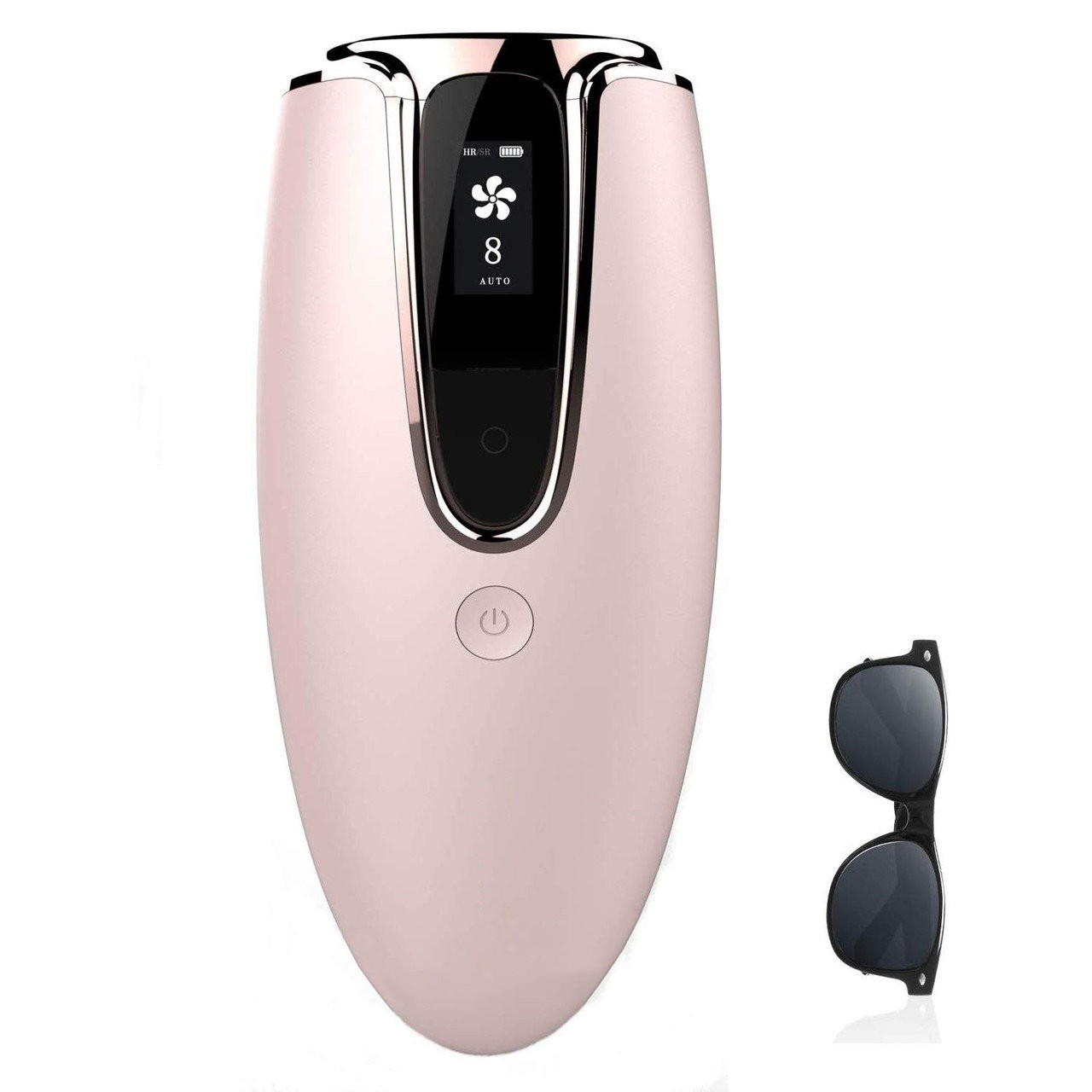 Фотоепілятор Ipl Hair Removal Ellesilk Dh5, рожевий, 8 рівнів, 2 режими - апарат для епіляції всього тіла