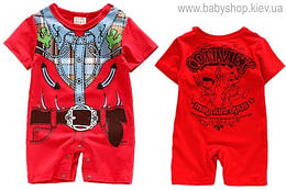 Пісочник на хлопчика «Ковбой» (червоний)