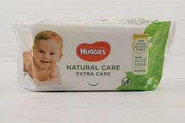 Дитячі вологі серветки Hugies Extra Care 56шт (Велика Британія)