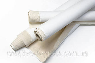 Полотно грунтоване в рулоні, Дрiбне зерно, 1,5*10 м, акрил, 300 г/м², льон, ROSA