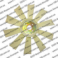 Крыльчатка вентилятора Т-150 МаЗ, ЯМЗ-236/238, d=50, 10 лопастей, 236-1308012-А4
