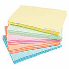 Нагрудник стоматологічний рожевий - 50 шт/уп, тришарові медичні одноразові бумажні нагрудники-серветки для стоматології, фото 8