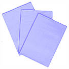 Нагрудник стоматологічний рожевий - 50 шт/уп, тришарові медичні одноразові бумажні нагрудники-серветки для стоматології, фото 3