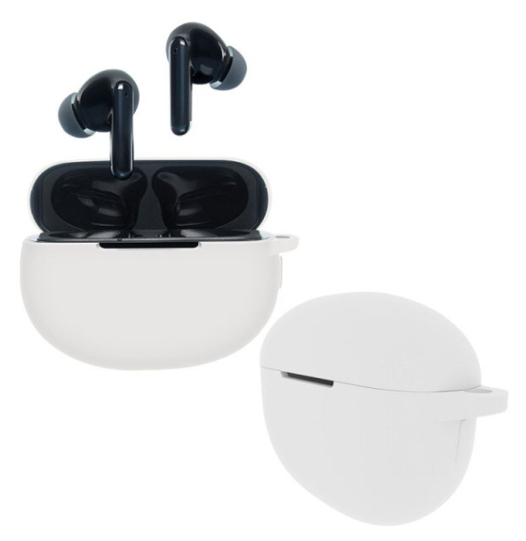 Чохол-накладка DK Silicone Candy Friendly з карабіном для Oppo Enco X (white)