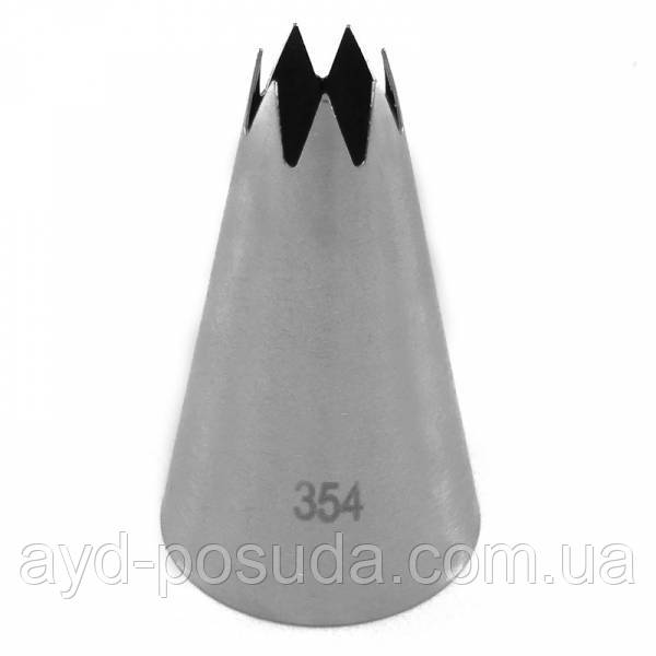 Насадка кондитерська металева арт. 354