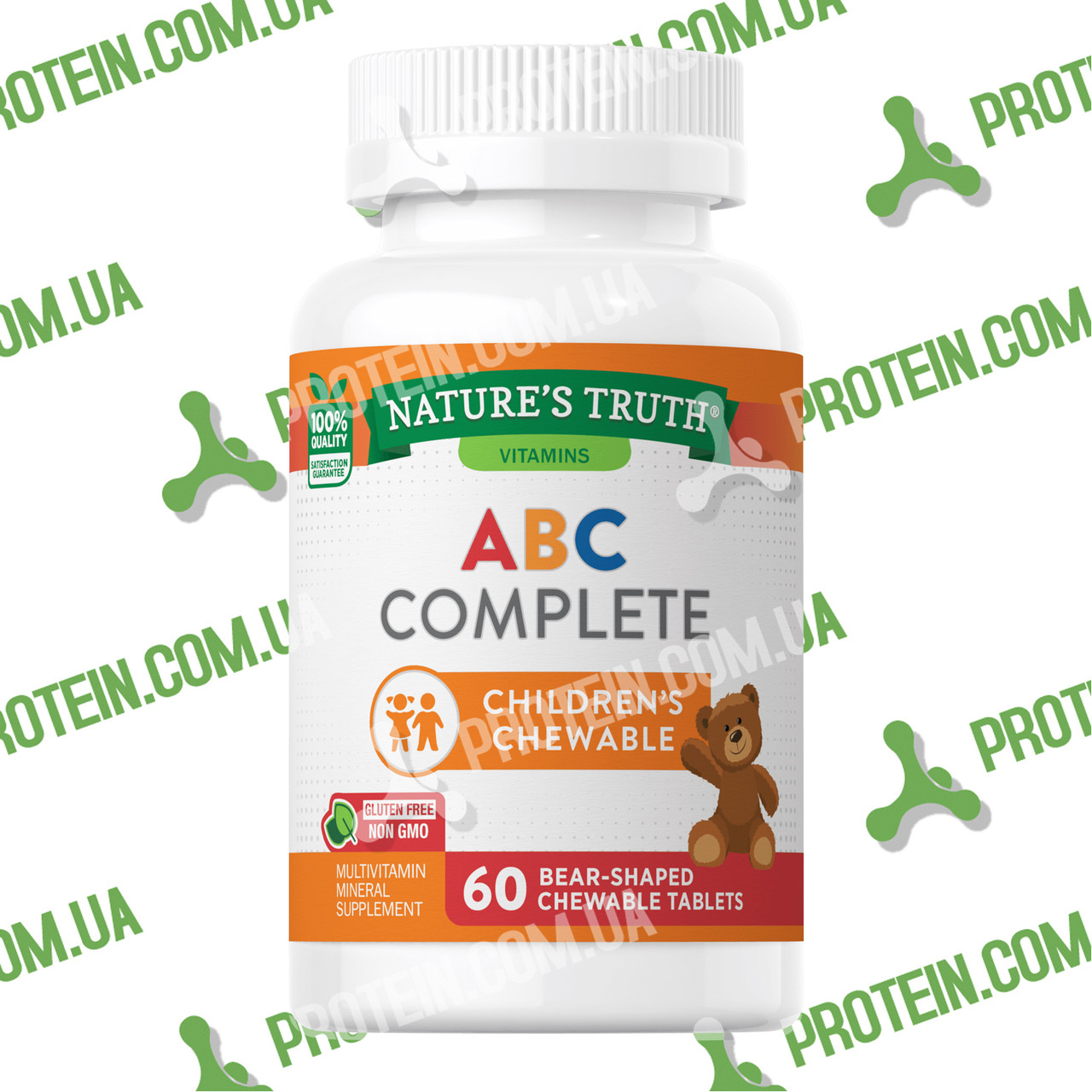Вітаміни Дитячі Nature's Truth ABC Complete Chewable, 60 жувальних ведмедиків