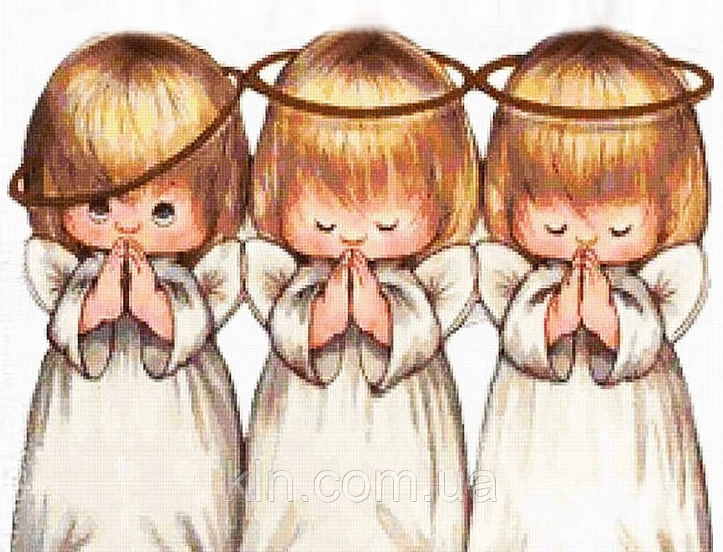 Алмазна вишивка на підрамнику Янголята. Майже ідеальний 30 х 40 см (арт. TN1080), фото 1