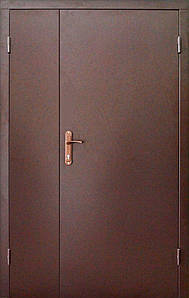 Технічні двері 1200 мм метал/метал RAL 8017 серія Економ