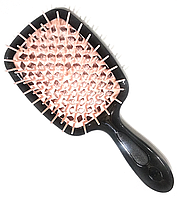 Продувний гребінець для волосся Hollow Comb Superbrush Plus Рожевий