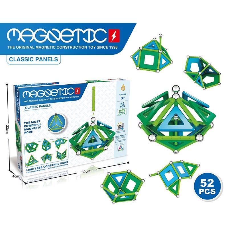 Конструктор магнітний 776-2 (48шт / 2) 52 дет., фото 1