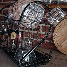 Сушарка для посуду мармурова, двох ярусних Edenberg Чорний, фото 4