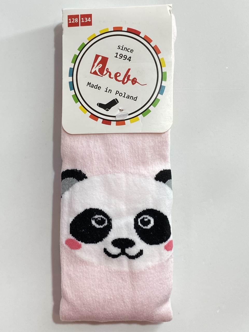 Колготки дитячі Krebo 2011-25 128-134 см Рожевий