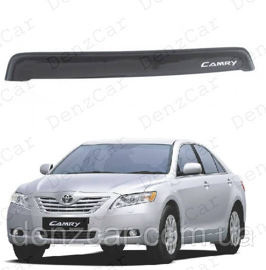 Дефлектор заднього скла Toyota Camry VI (XV40) Sd 2006-2012 (на скотчі)\Спойлер заднього скла Тойота Камрі, фото 2