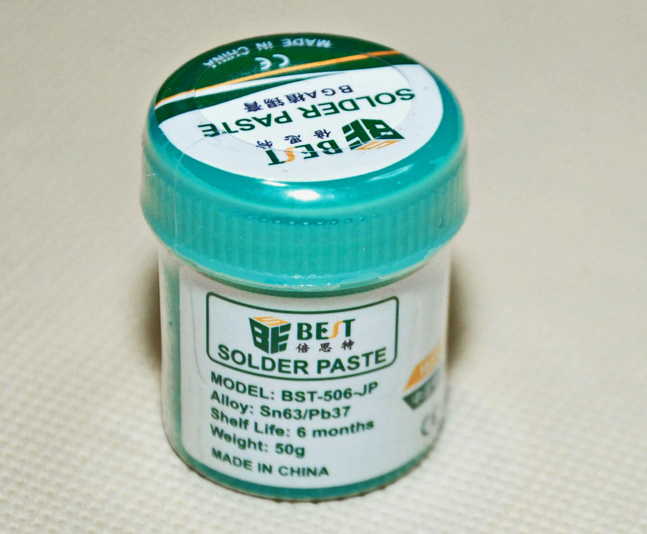 Паяльна паста BEST BST-506-JP 50г для пайки без паяльника пайка smd bga припой