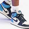 Кросівки Nike Air Jordan 1 Retro High Obsidian UNC Blue, фото 9