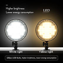 Комплект круглого студійного LED відеосвітла на стійці (200 см), фото 3