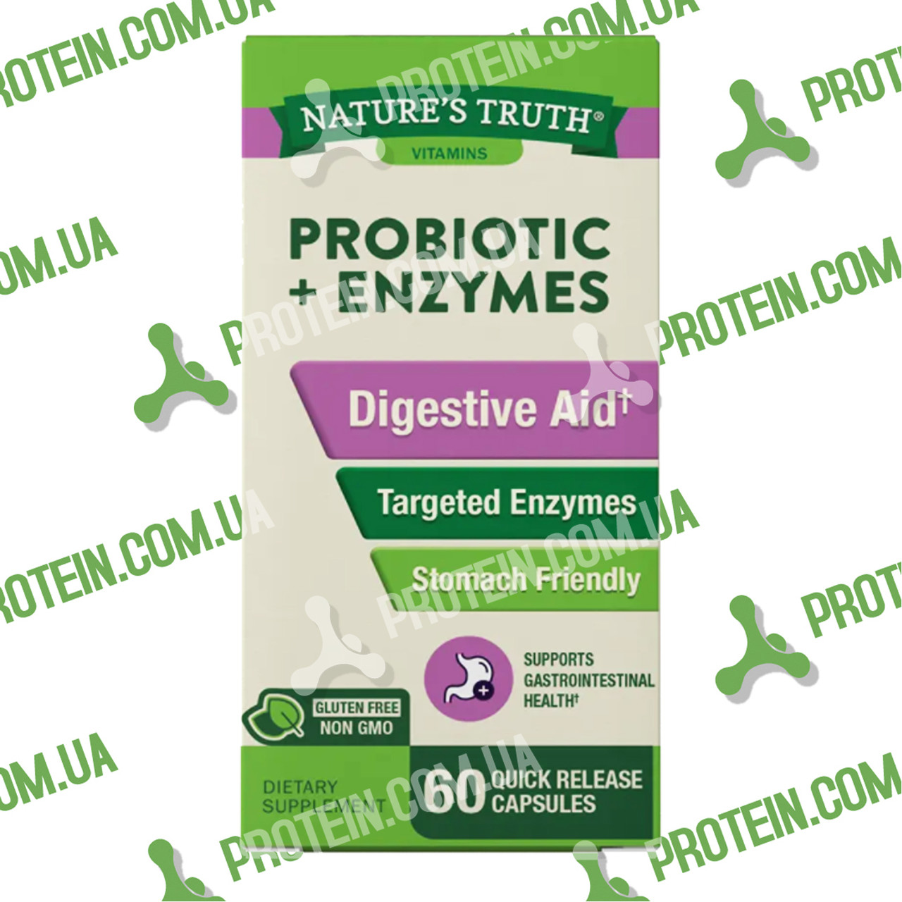 Пробіотики з Ензимами nature's Truth Probiotic + Enzymes, 60 капс