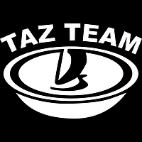 "TAZ Team Sticker". Вологостійка наклейка на авто