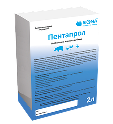 Пробіотик для птахів і тварин Пентапрол 2 л підвищує засвоюваність кормів покращує мікрофлору шлункового тракту