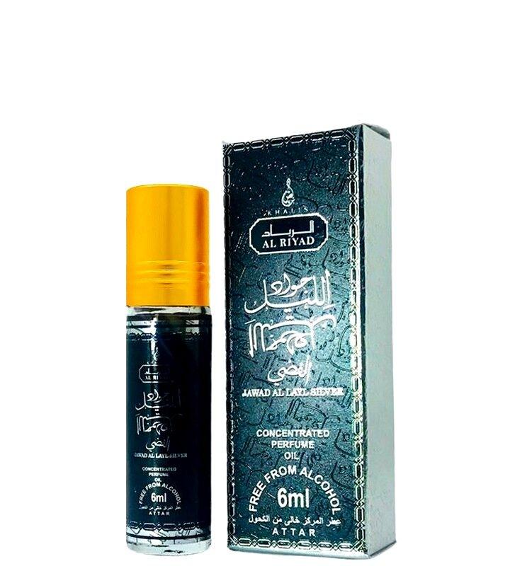 Масляные духи Jawad Al Layl Silver 6 ml, фото 1