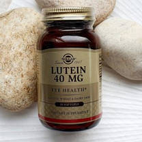 Лютеїн вітаміни для очей зору Solgar Lutein 40 mg 30 sgels, фото 6