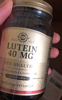 Лютеїн вітаміни для очей зору Solgar Lutein 40 mg 30 sgels, фото 4