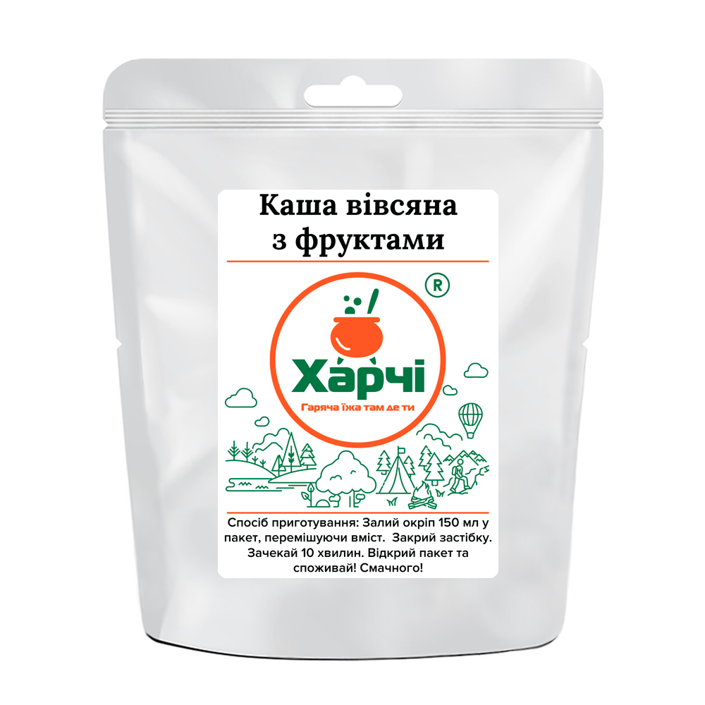 Сублімована їжа Харчі - Каша вівсяна з фруктами