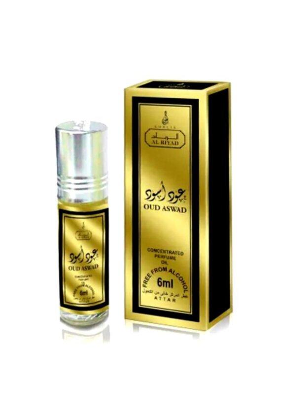 Масляные духи Oud Aswad 6 ml, фото 1