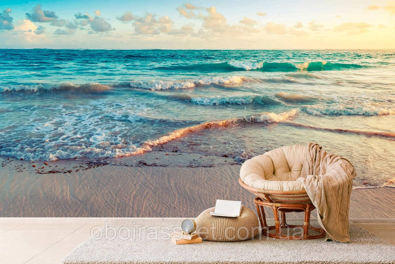 3D Фотошпалери  3Д Вечірнє море