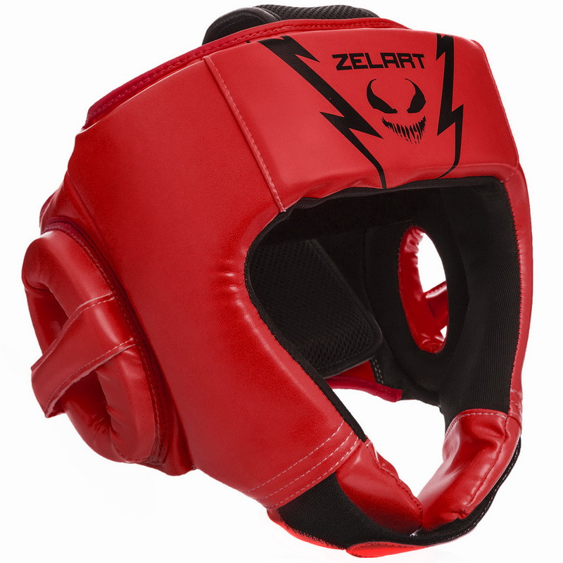 Шолом боксерський відкритий ZELART для дорослих BO-1371 (обхват голови 63-68 см)