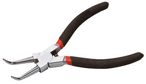 MasterTool Щипці 175 мм, внутрішні вигнуті, C45, HRC 38~48, Арт.: 75-1309