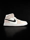 Баскетбольні кросівки Air Jordan 1 Pink, фото 4