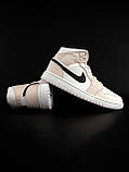 Баскетбольні кросівки Air Jordan 1 Pink, фото 3