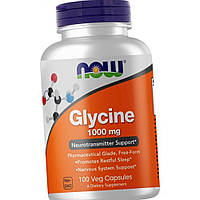 Амінокислота Гліцин NOW Glycine 1000 мг 100 капсул