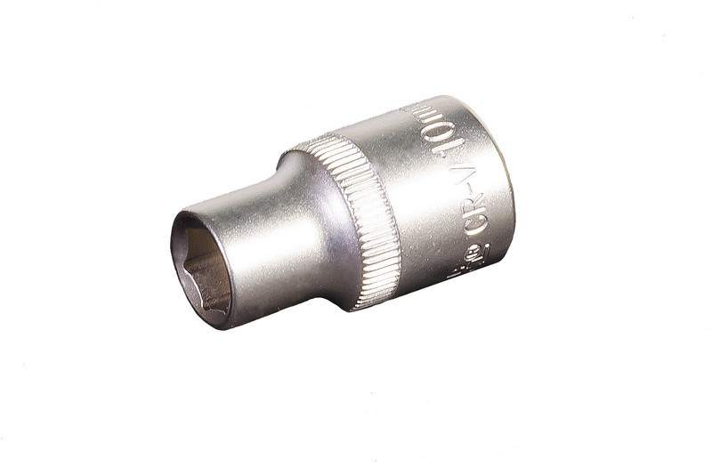 MasterTool Насадка торцева 6-гранна 1/2" 10 мм CrV, Арт.: 78-0010