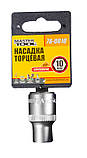 MasterTool Насадка торцева 6-гранна 1/2" 10 мм CrV, Арт.: 78-0010, фото 3