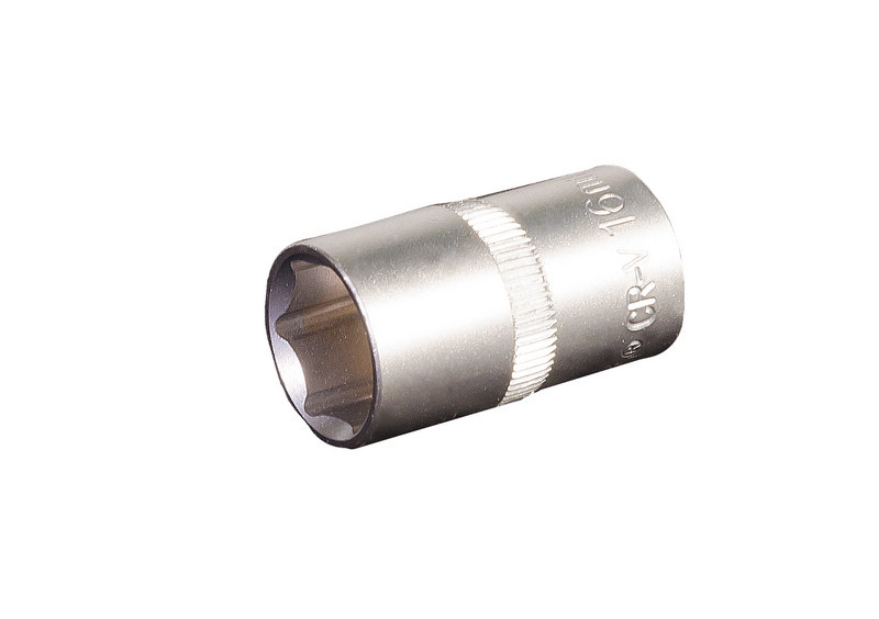 MasterTool Насадка торцева 6-гранна 1/2" 16 мм CrV, Арт.: 78-0016
