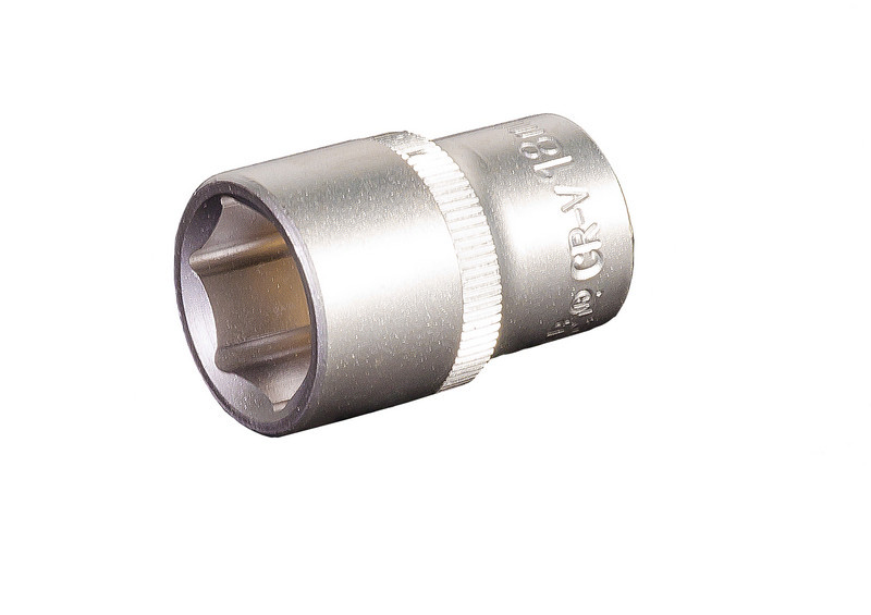 MasterTool Насадка торцева 6-гранна 1/2" 18 мм CrV, Арт.: 78-0018