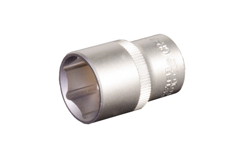 MasterTool Насадка торцева 6-гранна 1/2" 19 мм CrV, Арт.: 78-0019