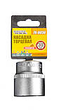 MasterTool Насадка торцева 6-гранна 1/2" 30 мм CrV, Арт.: 78-0030, фото 3