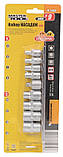 Набір насадок Torx Mastertool 1/4" х 3/8" 9 шт (78-1409), фото 3