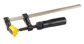 Струбцина столярна Mastertool тип "F" 200 x 50 мм дерев'яна ручка (07-0001)