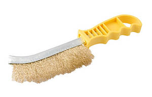 MasterTool Щітка дротяна латунова з пластиковою ручкою, Арт.: 14-5524