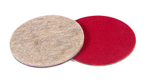 MasterTool Круг повстяний на липучці жорсткий вологостійкий 150 мм, Арт.: 08-6615