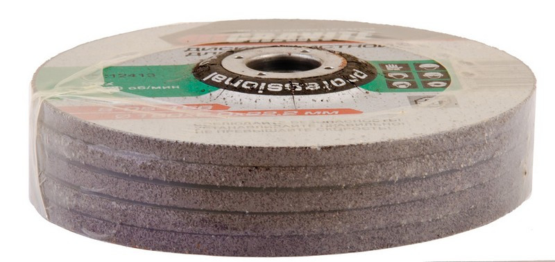 GRANITE Диск абразивний зачисний для каменю 115*6,0*22,2 мм GRANITE, Арт.: 8-05-116