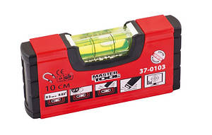 Рівень 10 см 1 капсула 0.5 мм/м з магнітом Mastertool 37-0103