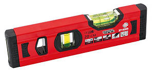 MasterTool Рівень 20 см, 2 капсули, 0,5 мм/1 м, Арт.: 37-0203